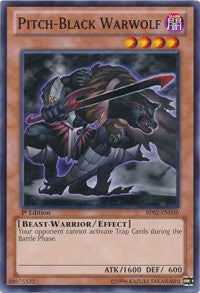 Pitch-Black Warwolf [Battle Pack 2: War of the Giants] [BP02-EN030] | Amazing Games TCG