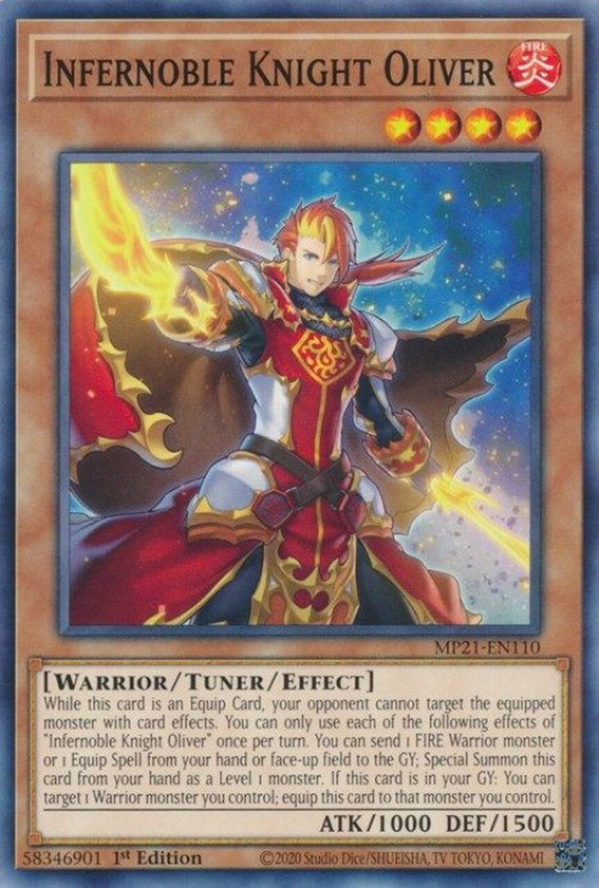 Infernoble Knight Oliver [MP21-EN110] Common | Amazing Games TCG