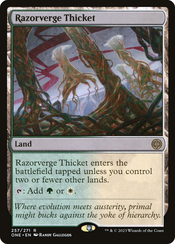 Razorverge Thicket [Phyrexia: All Will Be One] | Amazing Games TCG