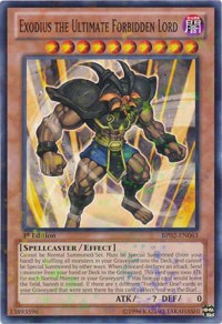 Exodius the Ultimate Forbidden Lord [Battle Pack 2: War of the Giants] [BP02-EN063] | Amazing Games TCG