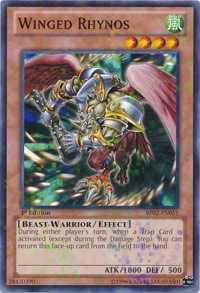 Winged Rhynos [Battle Pack 2: War of the Giants] [BP02-EN051] | Amazing Games TCG