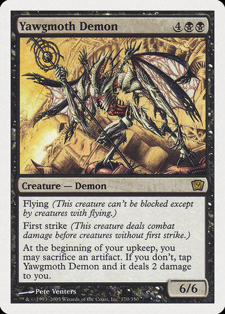 Yawgmoth Demon [Ninth Edition] | Amazing Games TCG