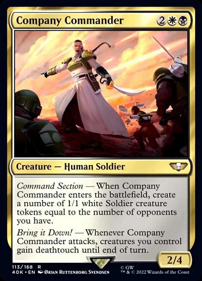 Company Commander [Universes Beyond: Warhammer 40,000] | Amazing Games TCG