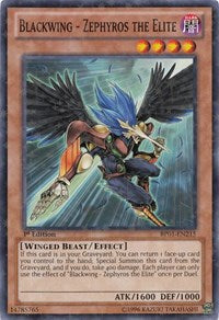 Blackwing - Zephyros the Elite [Battle Pack: Epic Dawn] [BP01-EN215] | Amazing Games TCG