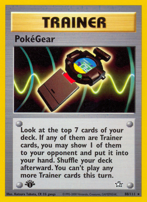 PokeGear (88/111) [Neo Genesis 1st Edition] | Amazing Games TCG