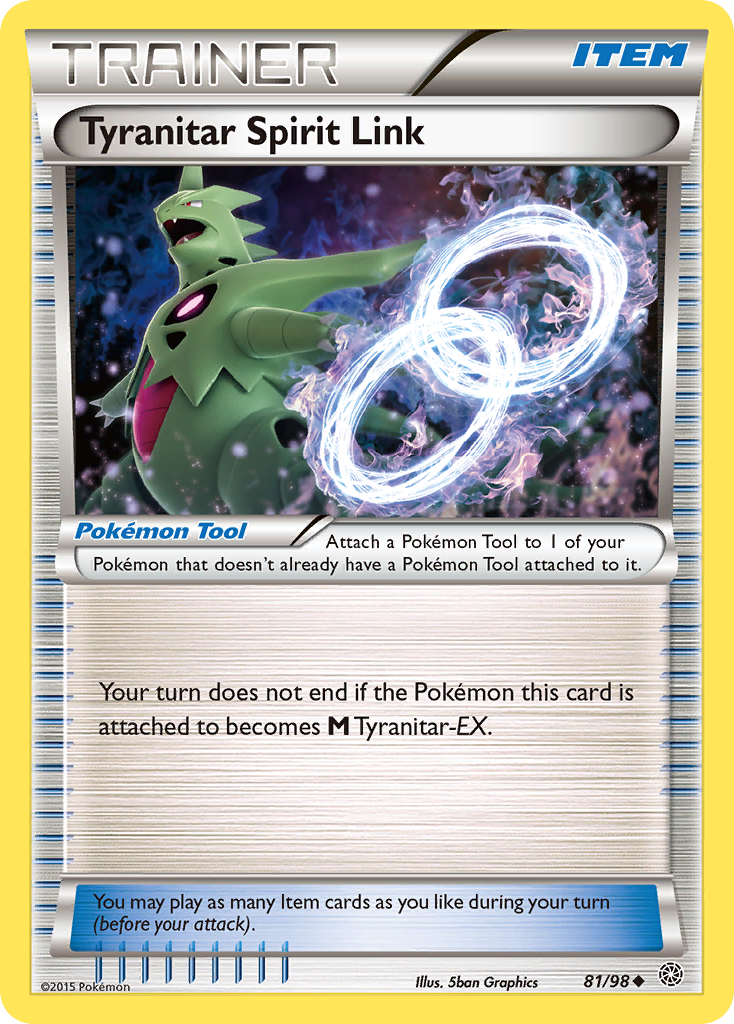 Tyranitar Spirit Link (81/98) [XY: Ancient Origins] | Amazing Games TCG