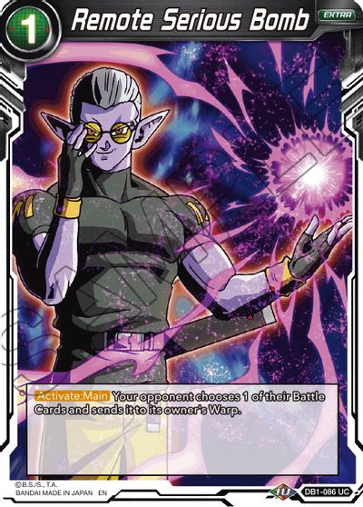 Remote Serious Bomb (Reprint) (DB1-086) [Battle Evolution Booster] | Amazing Games TCG