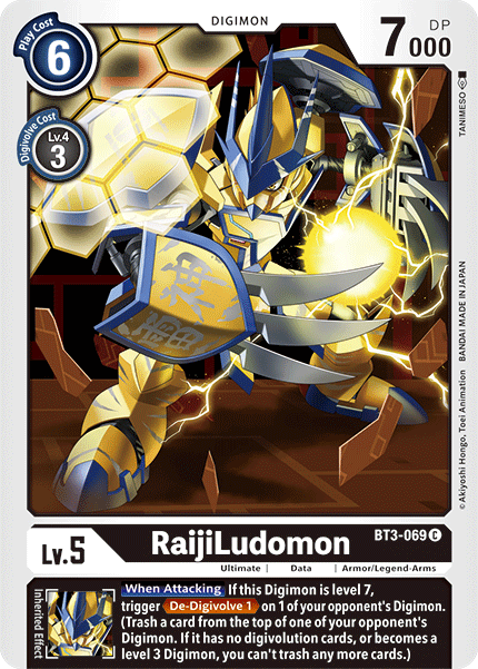 RaijiLudomon [BT3-069] [Release Special Booster Ver.1.5] | Amazing Games TCG