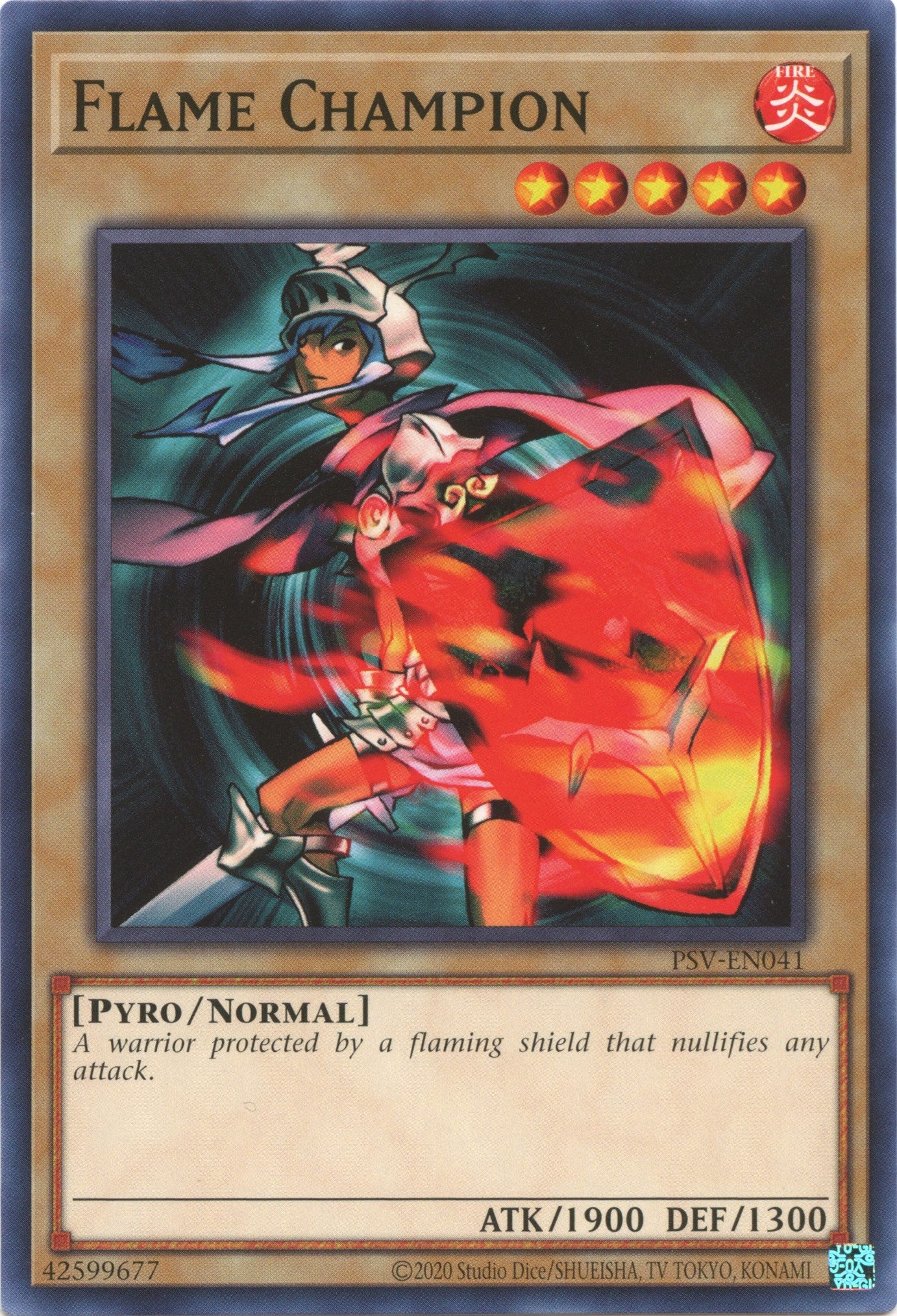 Flame Champion (25th Anniversary) [PSV-EN041] Common | Amazing Games TCG