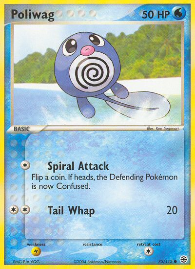 Poliwag (75/112) [EX: FireRed & LeafGreen] | Amazing Games TCG