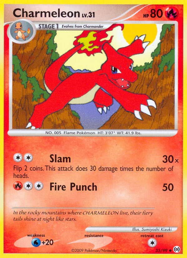 Charmeleon (35/99) [Platinum: Arceus] | Amazing Games TCG