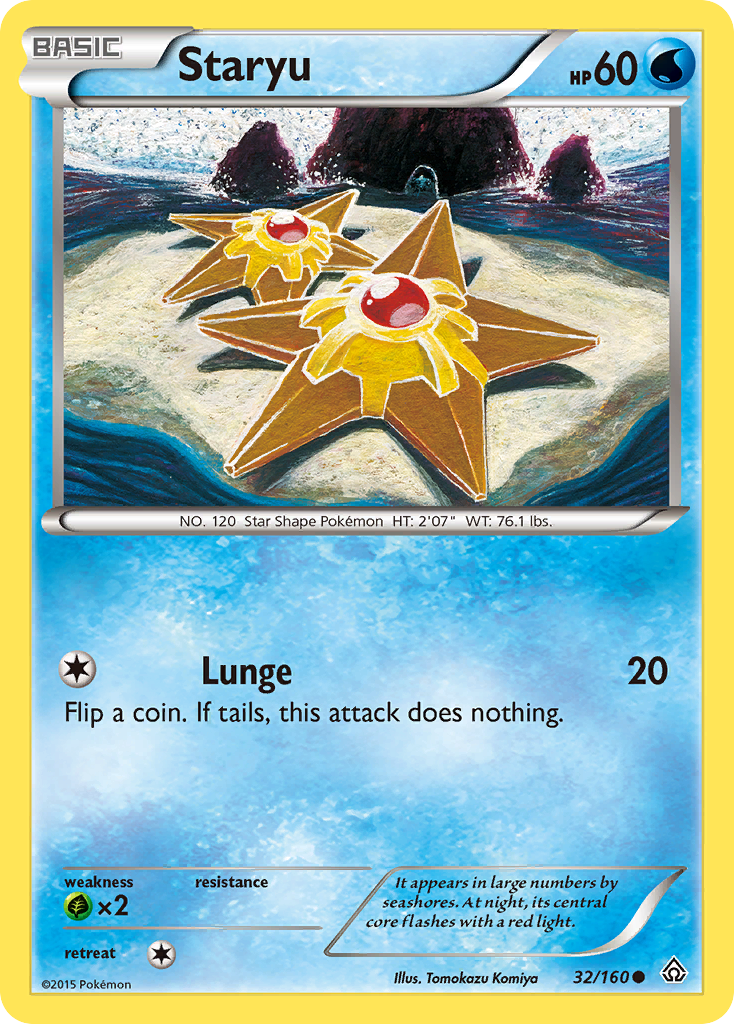 Staryu (32/160) [XY: Primal Clash] | Amazing Games TCG