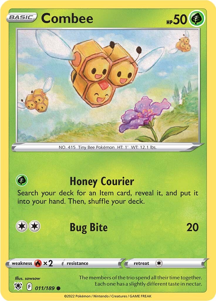 Combee (011/189) [Sword & Shield: Astral Radiance] | Amazing Games TCG
