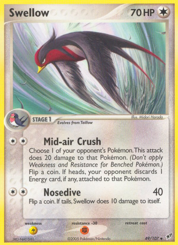 Swellow (49/107) [EX: Deoxys] | Amazing Games TCG