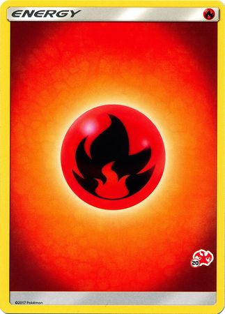 Fire Energy (Charizard Stamp #20) [Battle Academy 2020] | Amazing Games TCG