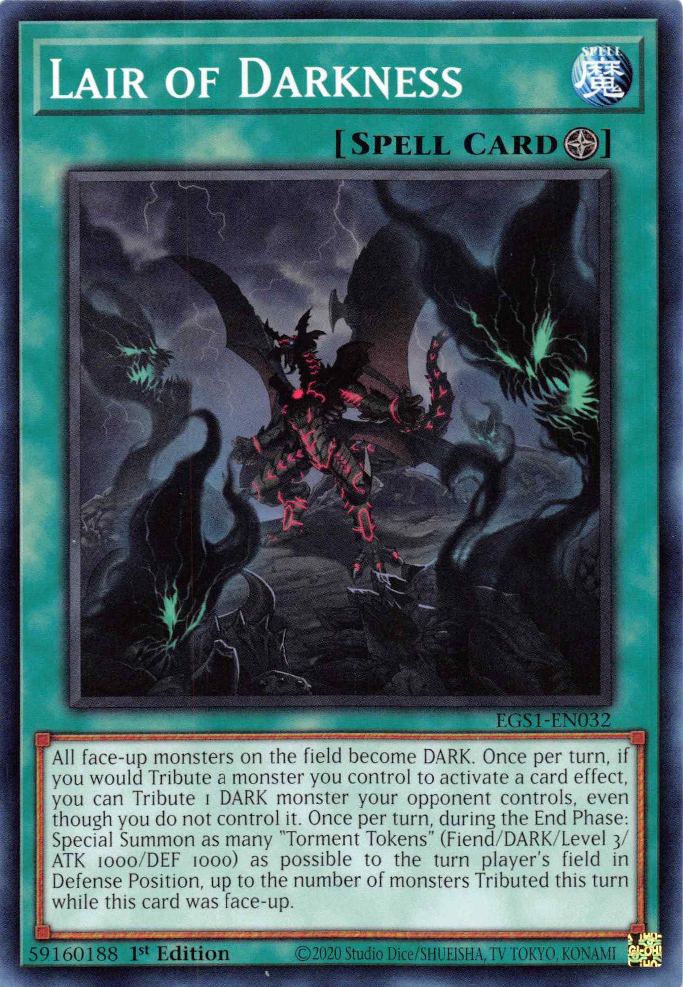 Lair of Darkness [EGS1-EN032] Common | Amazing Games TCG