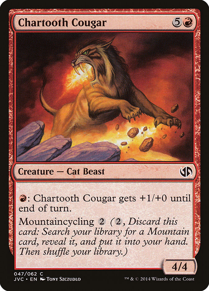 Chartooth Cougar [Duel Decks Anthology] | Amazing Games TCG
