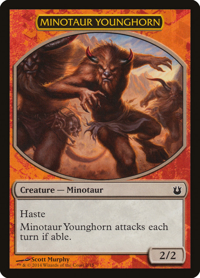 Minotaur Younghorn [Born of the Gods Battle the Horde] | Amazing Games TCG