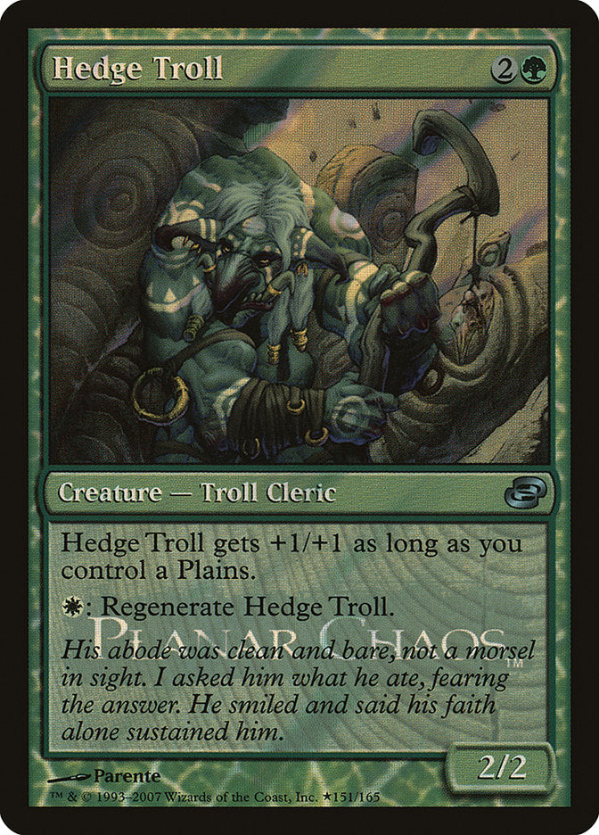 Hedge Troll [Release Events] | Amazing Games TCG
