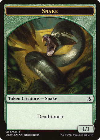 Snake Token [Amonkhet Tokens] | Amazing Games TCG