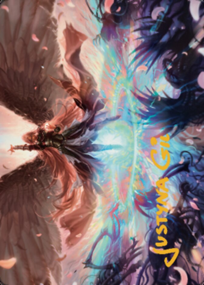 Iridian Maelstrom Art Card (Gold-Stamped Signature) [Dominaria United Art Series] | Amazing Games TCG