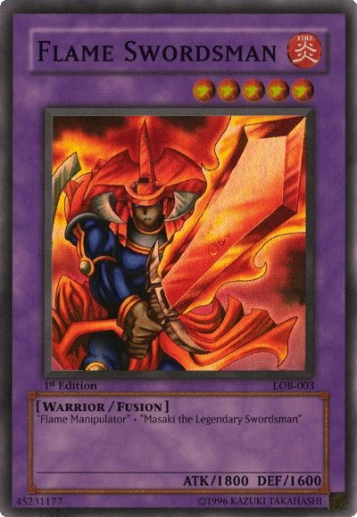 Flame Swordsman [LOB-003] Super Rare | Amazing Games TCG