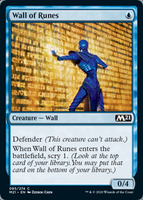 Wall of Runes [Core Set 2021] | Amazing Games TCG