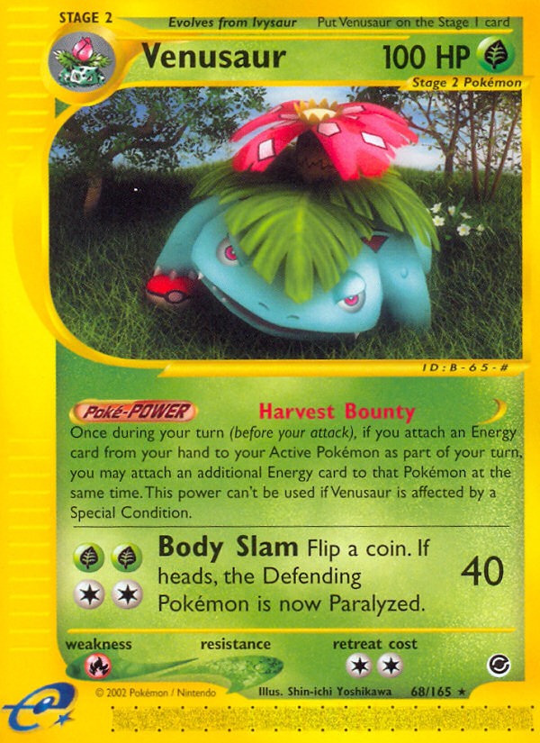 Venusaur (68/165) [Expedition: Base Set] | Amazing Games TCG