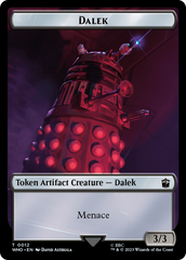 Dalek // Food (0027) Double-Sided Token [Doctor Who Tokens] | Amazing Games TCG