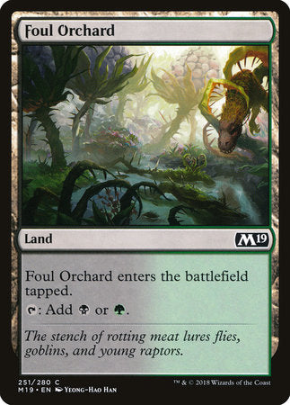 Foul Orchard [Core Set 2019] | Amazing Games TCG