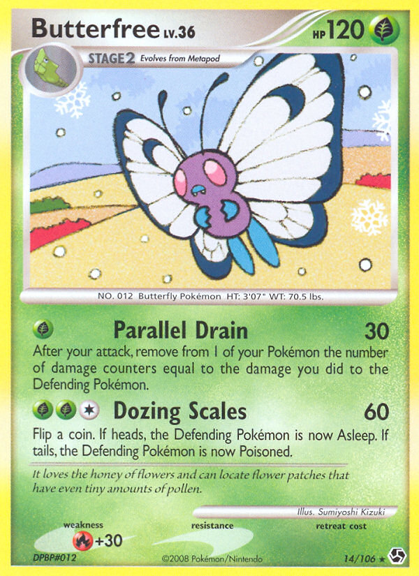 Butterfree (14/106) [Diamond & Pearl: Great Encounters] | Amazing Games TCG