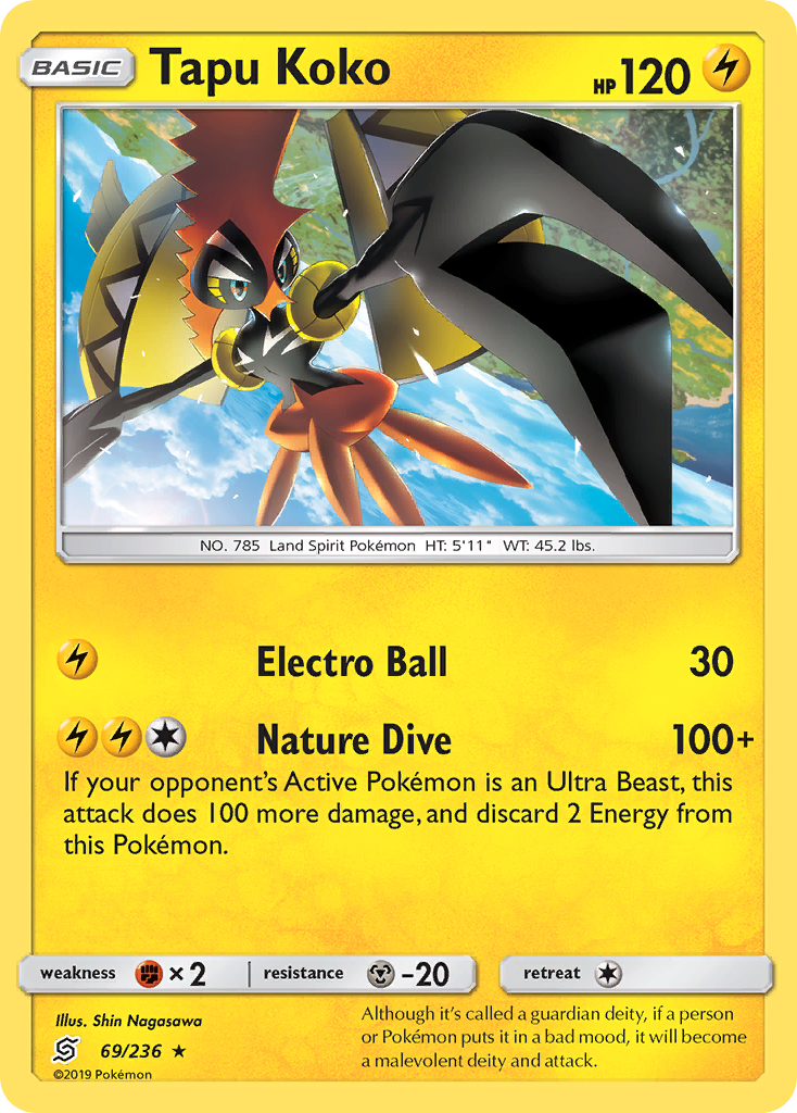 Tapu Koko (69/236) [Sun & Moon: Unified Minds] | Amazing Games TCG