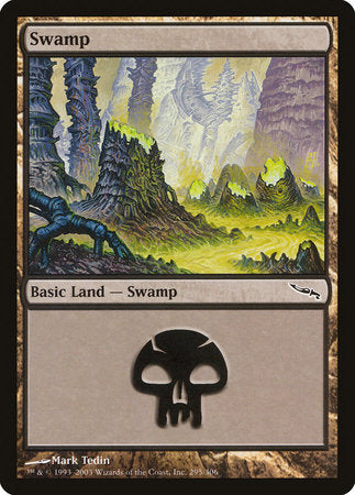 Swamp (295) [Mirrodin] | Amazing Games TCG
