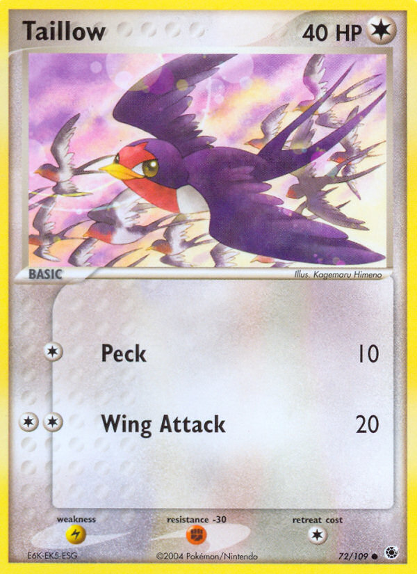 Taillow (72/109) [EX: Ruby & Sapphire] | Amazing Games TCG
