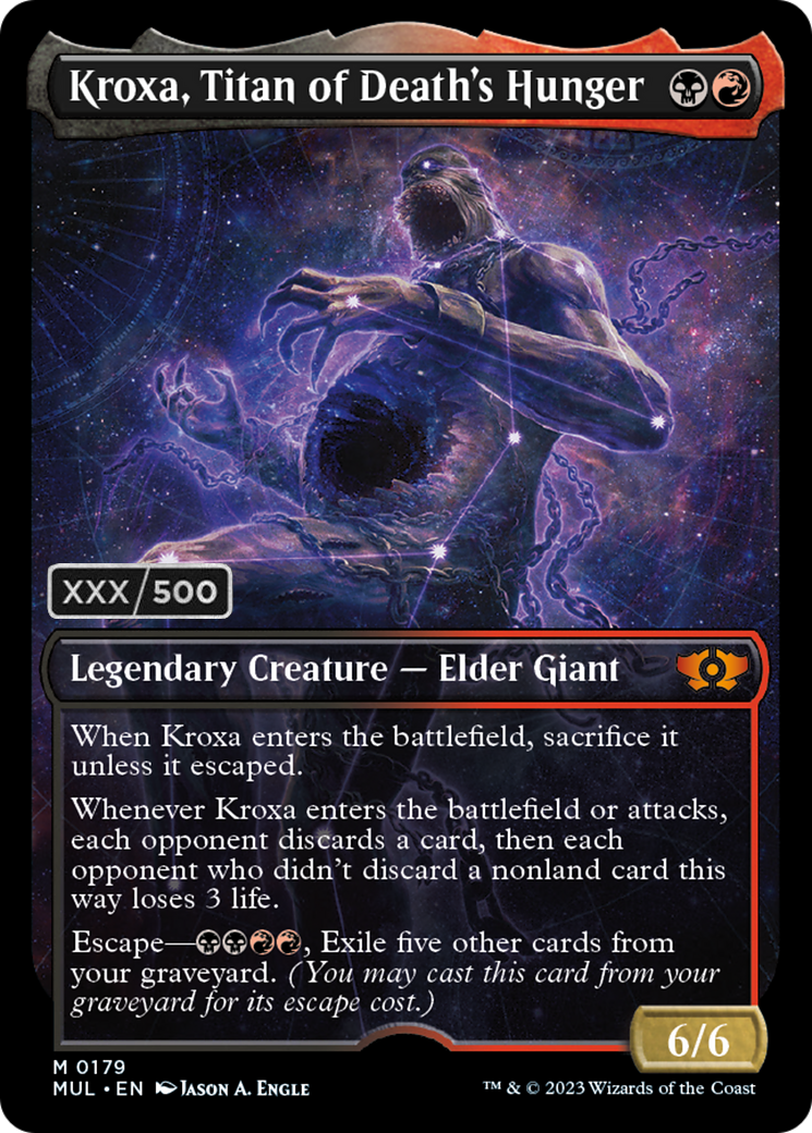 Kroxa, Titan of Death's Hunger (Serialized) [Multiverse Legends] | Amazing Games TCG