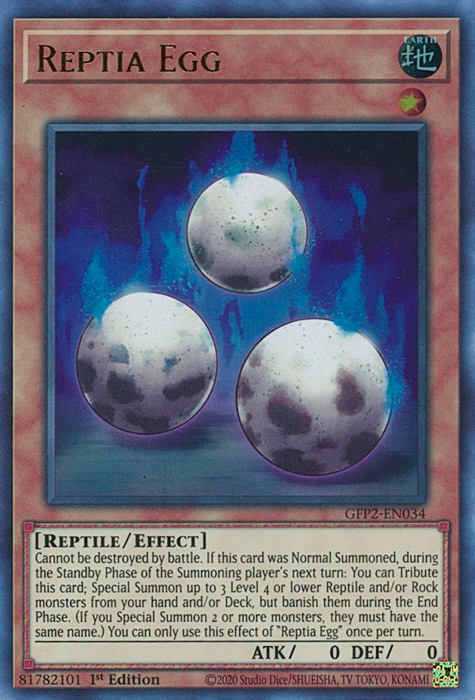 Reptia Egg [GFP2-EN034] Ultra Rare | Amazing Games TCG