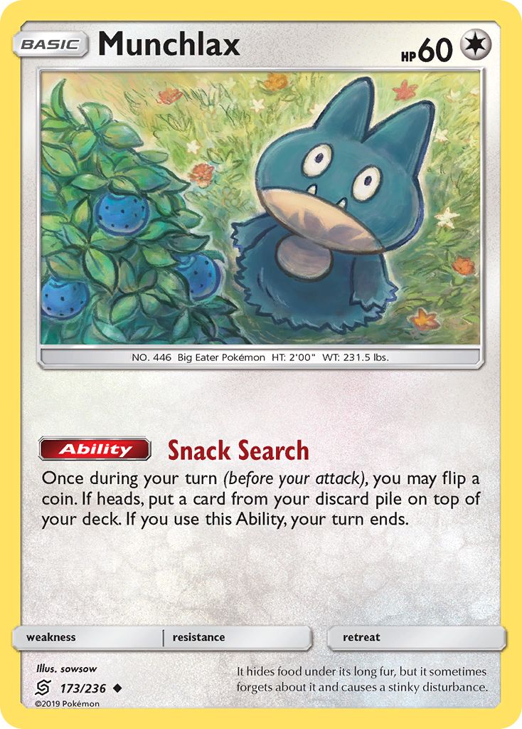 Munchlax (173/236) [Sun & Moon: Unified Minds] | Amazing Games TCG