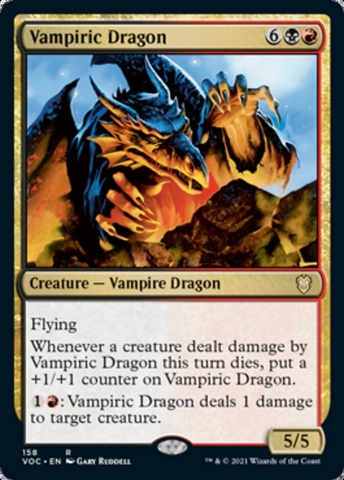 Vampiric Dragon [Innistrad: Crimson Vow Commander] | Amazing Games TCG