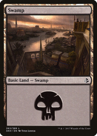 Swamp (263) [Amonkhet] | Amazing Games TCG