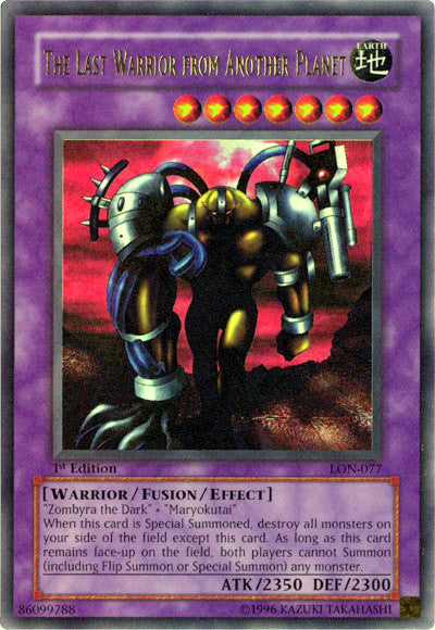 The Last Warrior from Another Planet [LON-077] Ultra Rare | Amazing Games TCG