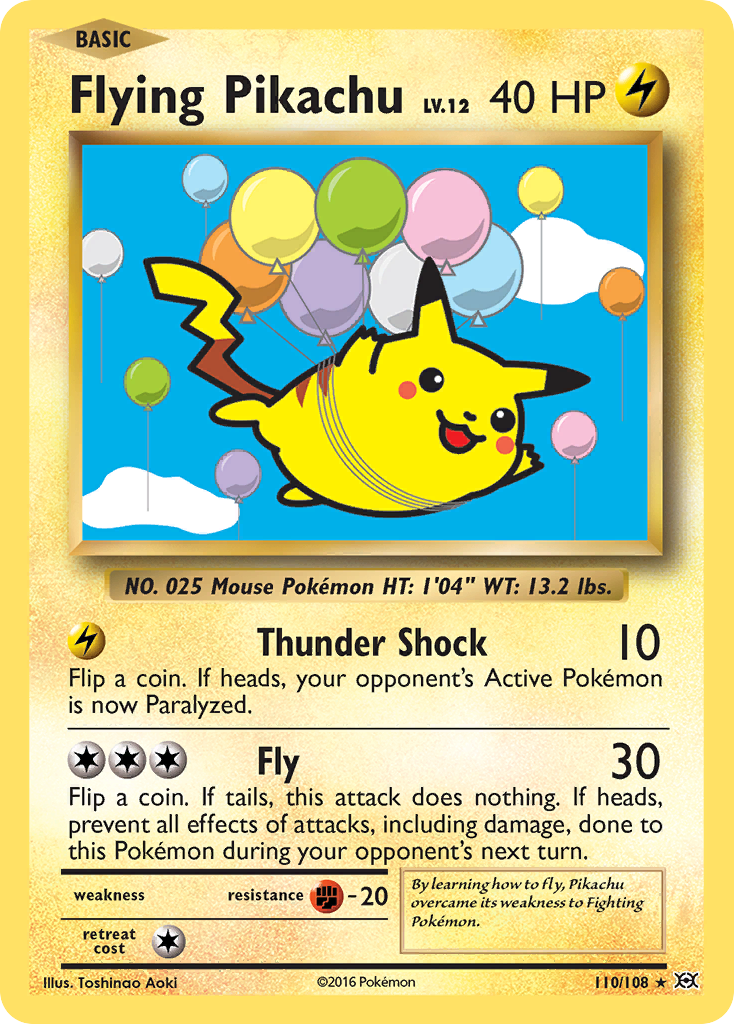 Flying Pikachu (110/108) [XY: Evolutions] | Amazing Games TCG