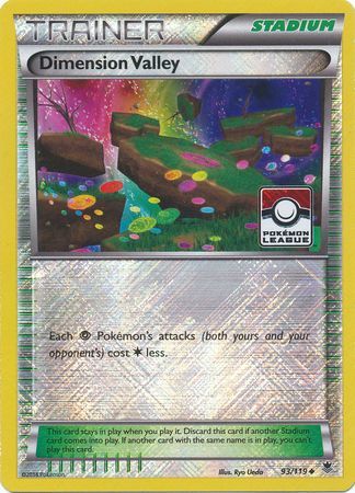 Dimension Valley (93/119) (League Promo) [XY: Phantom Forces] | Amazing Games TCG