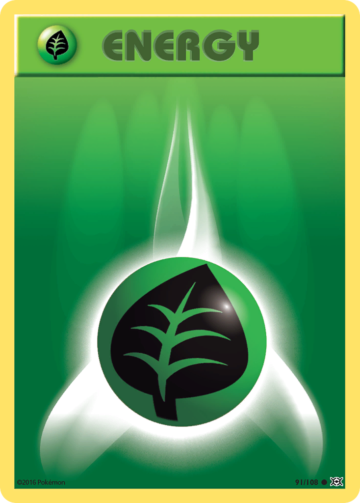 Grass Energy (91/108) [XY: Evolutions] | Amazing Games TCG