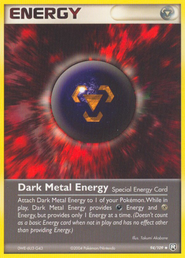 Dark Metal Energy (94/109) [EX: Team Rocket Returns] | Amazing Games TCG