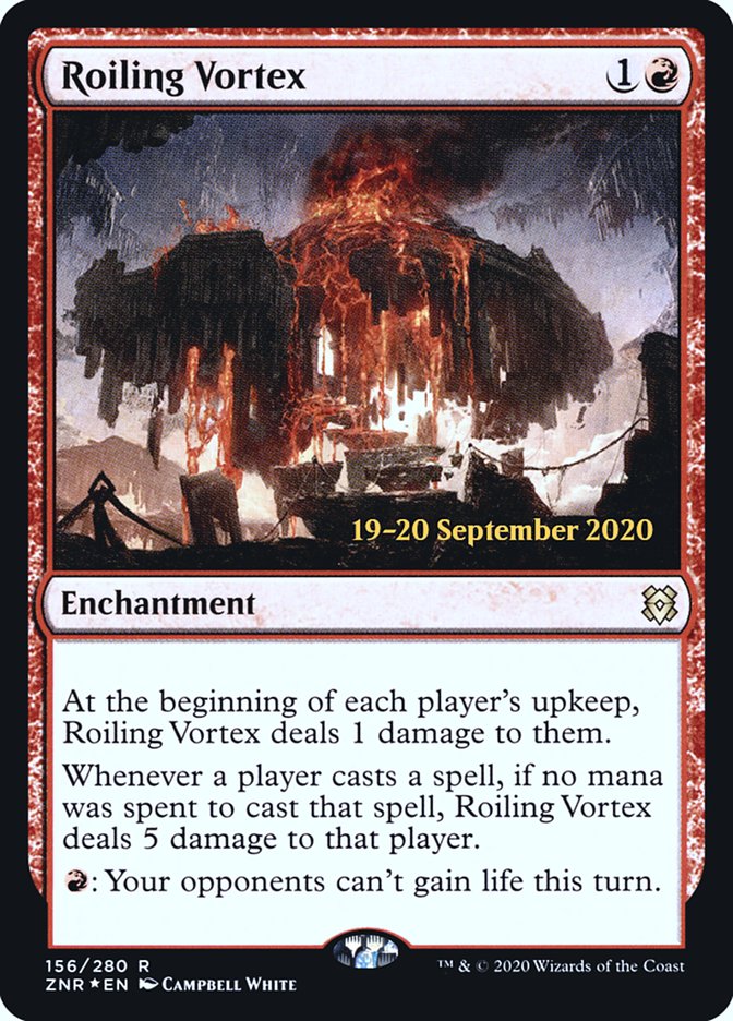 Roiling Vortex  [Zendikar Rising Prerelease Promos] | Amazing Games TCG