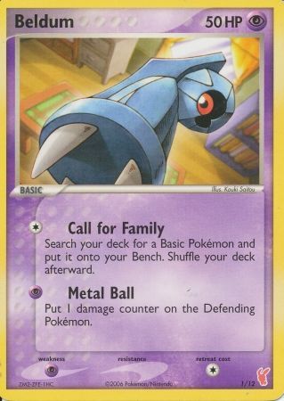 Beldum (1/12) [EX: Trainer Kit 2 - Plusle] | Amazing Games TCG