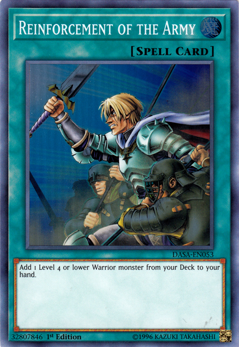 Reinforcement of the Army [DASA-EN053] Super Rare | Amazing Games TCG