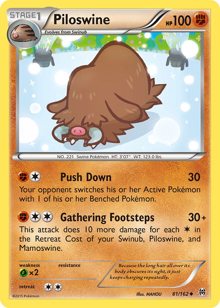 Piloswine (81/162) [XY: BREAKthrough] | Amazing Games TCG