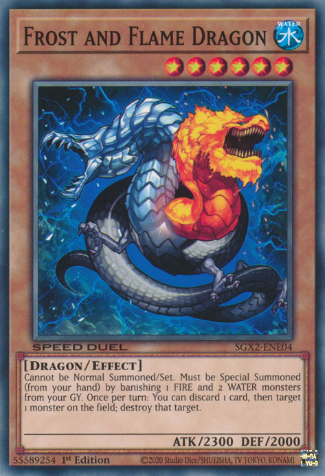 Frost and Flame Dragon [SGX2-ENE04] Common | Amazing Games TCG