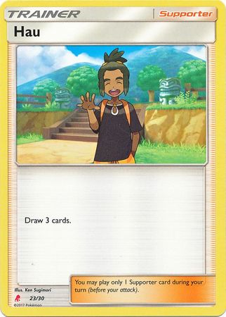 Hau (23/30) [Sun & Moon: Trainer Kit - Lycanroc] | Amazing Games TCG